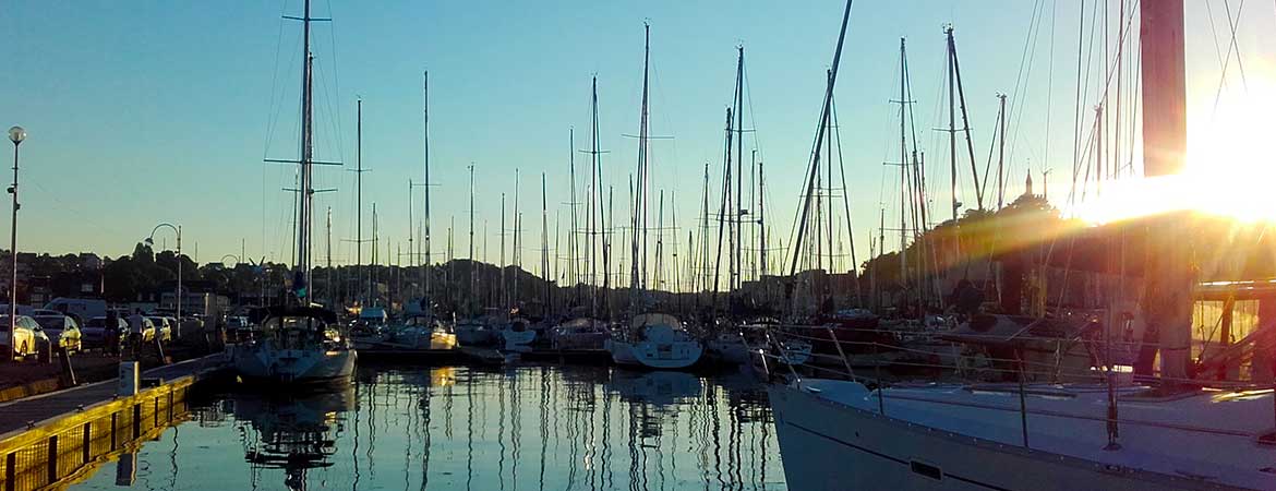 Port de Binic le soir
